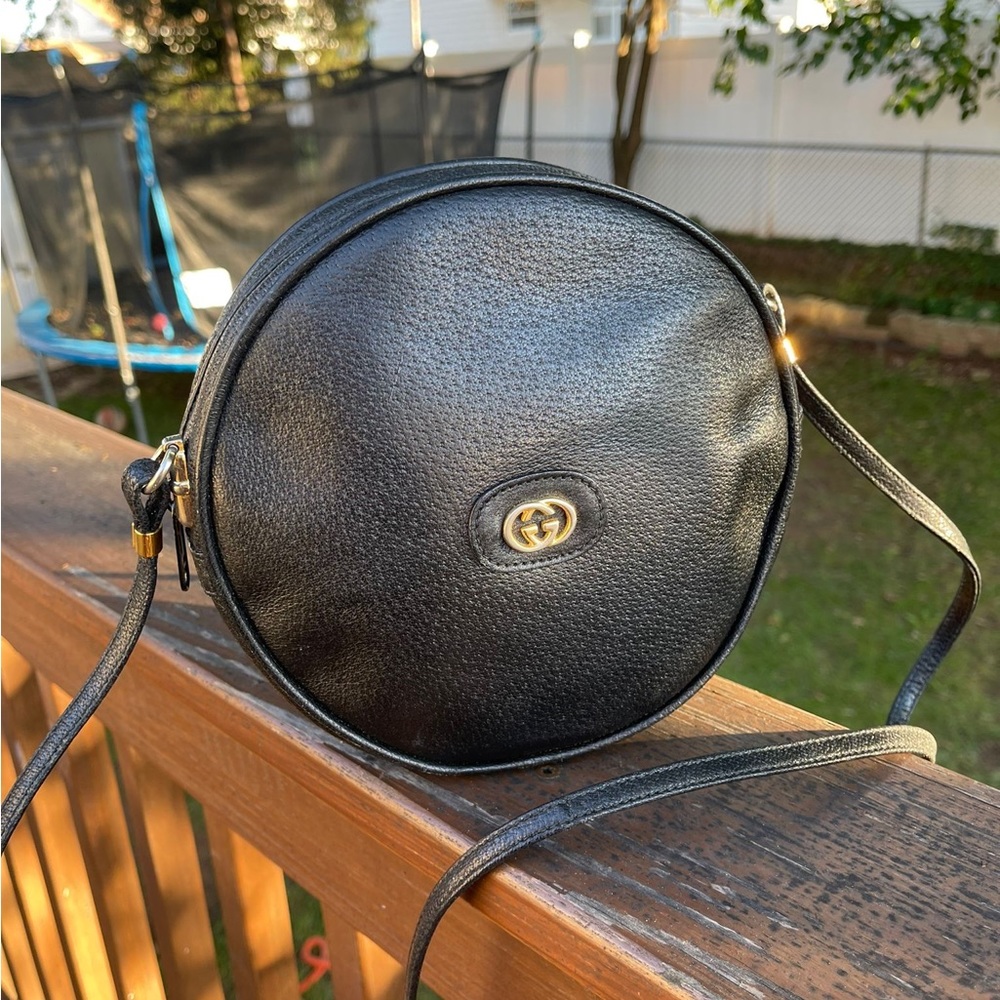 Authentic vintage Gucci leather crossbody bag 007.37.5575”